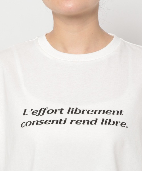 LOWRYS FARM（ローリーズファーム）の「ショートロゴＴシャツロングスリーブ　979557（Tシャツ/カットソー・レディース・オフホワイト/アイボリー/グレー・FREE）」の14枚目の写真