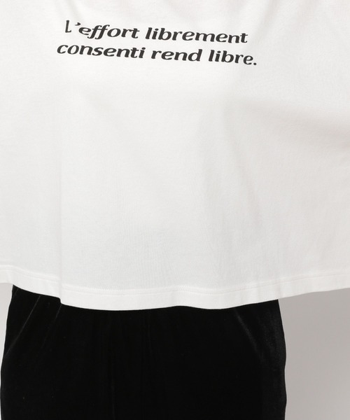 LOWRYS FARM（ローリーズファーム）の「ショートロゴＴシャツロングスリーブ　979557（Tシャツ/カットソー・レディース・オフホワイト/アイボリー/グレー・FREE）」の18枚目の写真