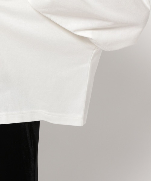 LOWRYS FARM（ローリーズファーム）の「ショートロゴＴシャツロングスリーブ　979557（Tシャツ/カットソー・レディース・オフホワイト/アイボリー/グレー・FREE）」の19枚目の写真