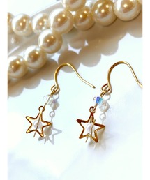 【MUURABBTI】星とスワロフスキーのピアス(MA)