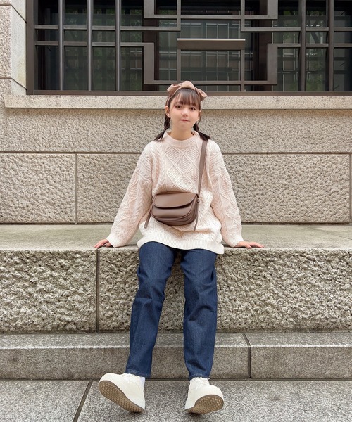 Cham.（チャム）の「オーバーサイズニット（ニット/セーター・レディース・ベージュ・F）」の13枚目の写真