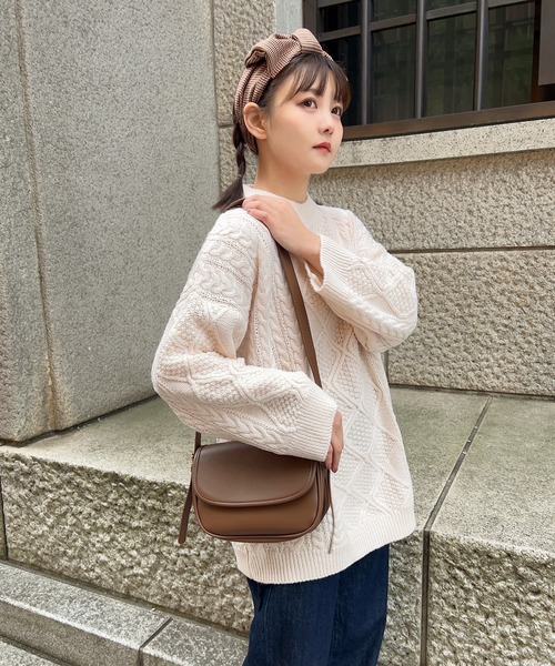 Cham.（チャム）の「オーバーサイズニット（ニット/セーター・レディース・ベージュ・F）」の15枚目の写真