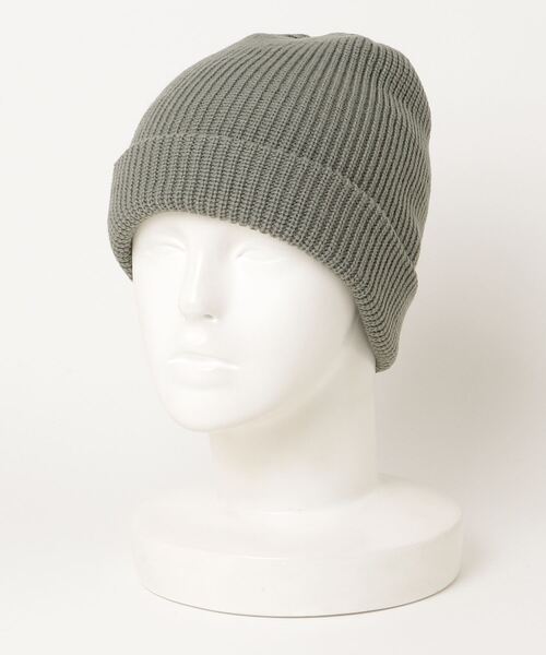 VOLCOM（ボルコム）の「FULL STONE BEANIE（ニットキャップ/ビーニー・メンズ・ダークブラウン/オレンジ/ライム/セージグリーン/ブラック・O/S）」の4枚目の写真