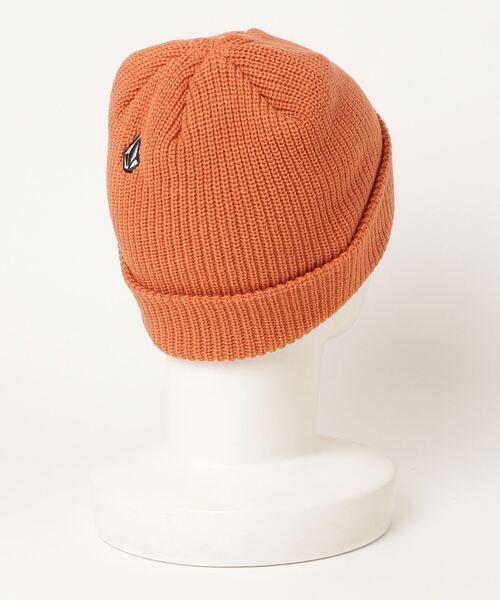 VOLCOM（ボルコム）の「FULL STONE BEANIE（ニットキャップ/ビーニー・メンズ・ダークブラウン/オレンジ/ライム/セージグリーン/ブラック・O/S）」の6枚目の写真