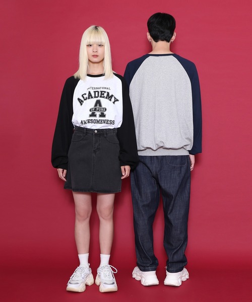 WOND（ウォンド）の「ACADEMYプルオーバー（スウェット・レディース・ブラック/ネイビー・FREE）」の7枚目の写真