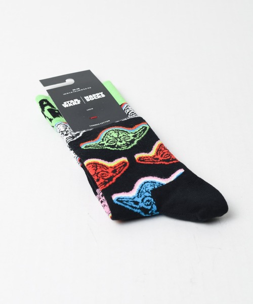 Happy Socks（ハッピーソックス）の「【66】【Happy Socks × Star Wars】 Limited sock（ソックス/靴下・レディース・ネイビー/ブラック系その他/レッド/ホワイト/ライトグリーン/イエロー/ブルー/ブラック・SMALL/MEDIUM）」の2枚目の写真