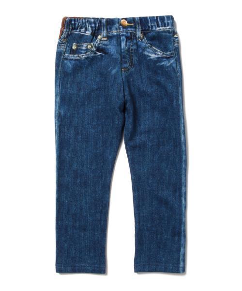 B:MING by BEAMS（ビーミングバイビームス）の「Lee / デニム転写プリントパンツ（その他パンツ・キッズ・インディゴブルー・110/80/100/90/120）」の5枚目の写真