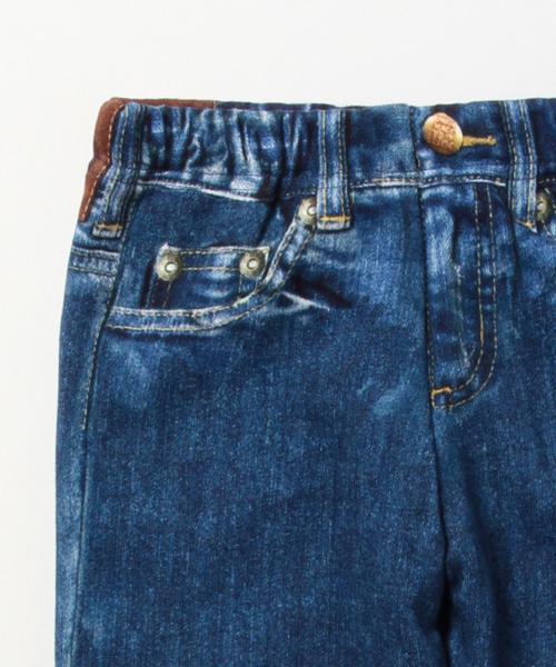 B:MING by BEAMS（ビーミングバイビームス）の「Lee / デニム転写プリントパンツ（その他パンツ・キッズ・インディゴブルー・110/80/100/90/120）」の6枚目の写真