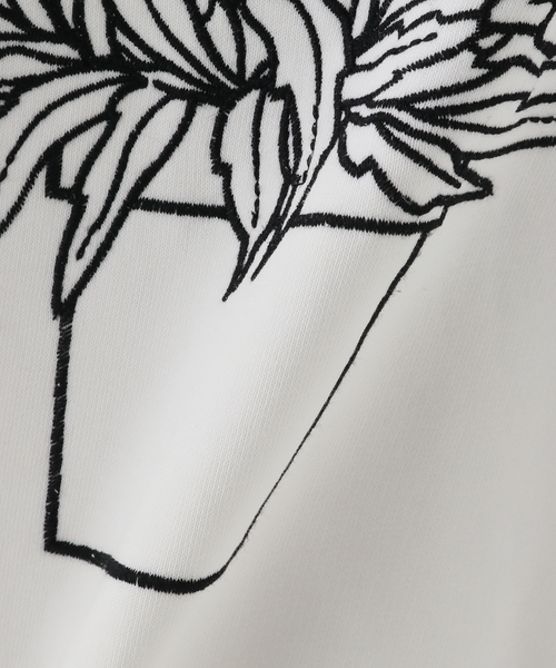 JOINT WORKS(ジョイントワークス)の「【Bruine Neus】 Machine Embroidery Sweat(スウェット・メンズ・ブラック/ホワイト・LARGE)」の15枚目の写真