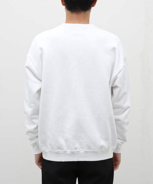 JOINT WORKS(ジョイントワークス)の「【Bruine Neus】 Machine Embroidery Sweat(スウェット・メンズ・ブラック/ホワイト・LARGE)」の18枚目の写真