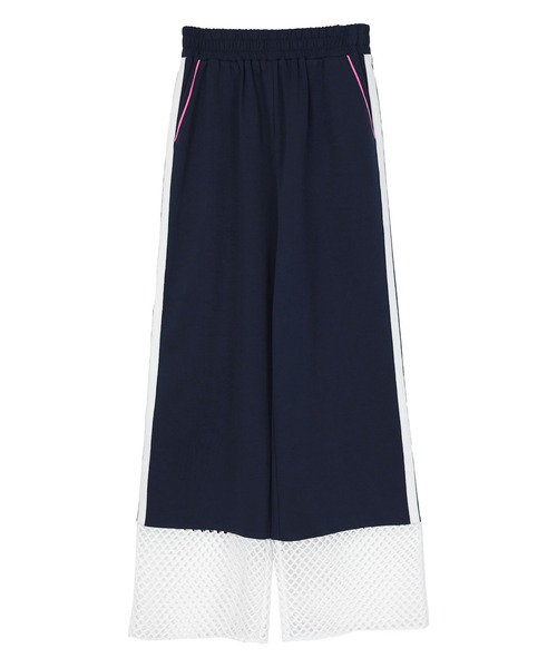 miette(ミエット)の「メッシュ切替サイドライントラックパンツ(その他パンツ・レディース・ブラック/ネイビー/オフホワイト・FREE)」の12枚目の写真