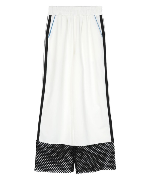 miette(ミエット)の「メッシュ切替サイドライントラックパンツ(その他パンツ・レディース・ブラック/ネイビー/オフホワイト・FREE)」の10枚目の写真