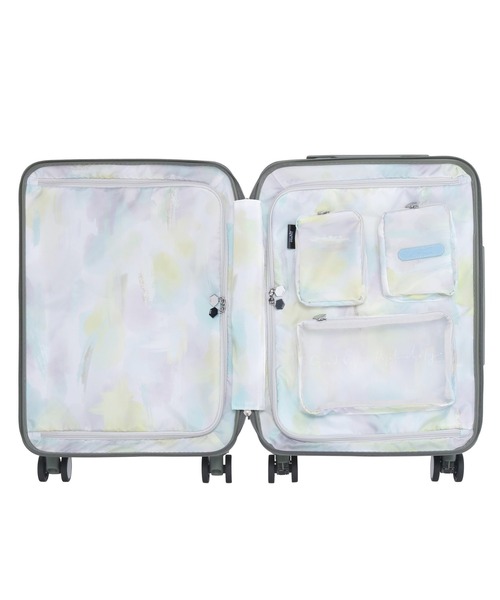 HaNT(ハント)の「W&.Day/Night×HaNT コラボ スーツケース 機内持込 30L 05101(スーツケース/キャリーバッグ・レディース・グレー/モスグリーン/スモークピンク/グレイッシュベージュ・FREE)」の11枚目の写真