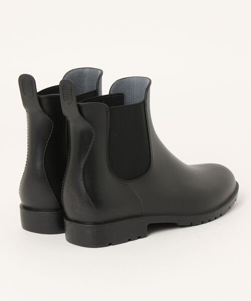 salle de bal（サルデバル）の「サイドゴア レインシューズ レインブーツ  長靴 雨靴 ショートブーツ NO2102 KML（レインシューズ・レディース・ブラック・L/M）」の2枚目の写真