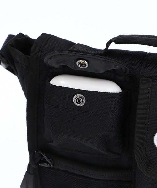 X-girl(エックスガール)の「MULTI POCKET SHOULDER BAG(ショルダーバッグ・レディース・カーキ/ブラック・ONE SIZE)」の9枚目の写真