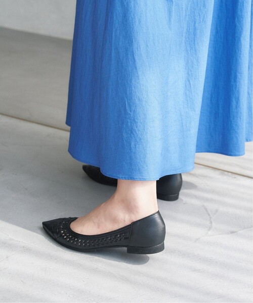 LE TALON ポインテッドサシメッシュフラット ブラック　24cm ルタロン LE TALON ポインテッドサシメッシュフラット ブラック 24cm