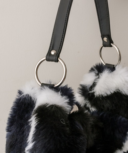 teresa cambi（テレサ・カンビ）の「【TERESA CAMBI】ear別注/迷彩柄ワンハンドルバッグ（ショルダーバッグ・レディース・ネイビー・FREE）」の12枚目の写真