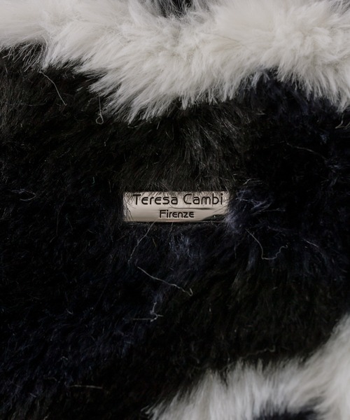 teresa cambi（テレサ・カンビ）の「【TERESA CAMBI】ear別注/迷彩柄ワンハンドルバッグ（ショルダーバッグ・レディース・ネイビー・FREE）」の8枚目の写真