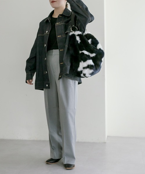 teresa cambi（テレサ・カンビ）の「【TERESA CAMBI】ear別注/迷彩柄ワンハンドルバッグ（ショルダーバッグ・レディース・ネイビー・FREE）」の13枚目の写真