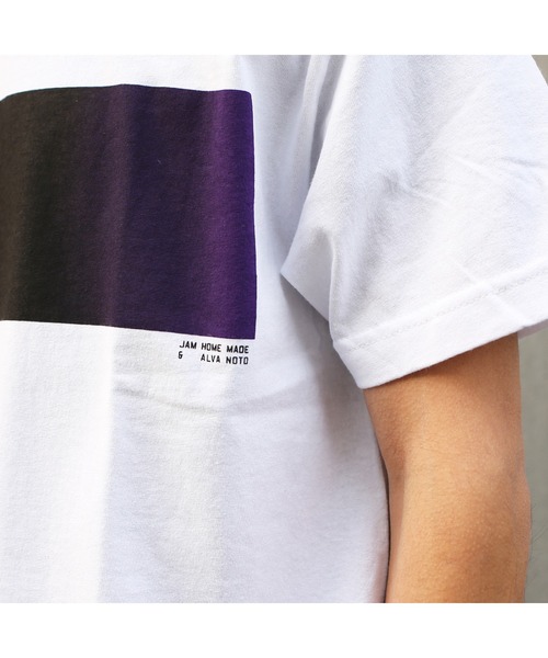 JAM HOME MADE（ジャムホームメイド）の「alva noto Tシャツ（Tシャツ/カットソー・メンズ・ホワイト/ブラック・S/M/L/XL/XXL）」の15枚目の写真
