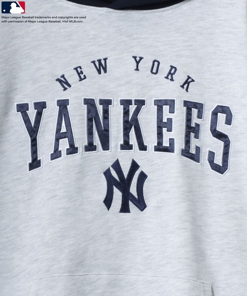 MLB(メジャーリーグベースボール)の「MLB/メジャーリーグベースボール チームロゴ刺繍 スウェット プルオーバーパーカー フーディー レディース メンズ トップス(パーカー・メンズ・アッシュ/ブラック/ホワイト・LL/M/L)」の16枚目の写真