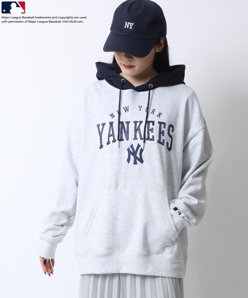 MLB(メジャーリーグベースボール)の「MLB/メジャーリーグベースボール チームロゴ刺繍 スウェット プルオーバーパーカー フーディー レディース メンズ トップス(パーカー・メンズ・アッシュ/ブラック/ホワイト・LL/M/L)」の22枚目の写真