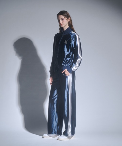 GAB GAB（ガブガブ）の「ライン入りジャージTOPS（ジャージ・レディース・ネイビー/グリーン・FREE）」の14枚目の写真