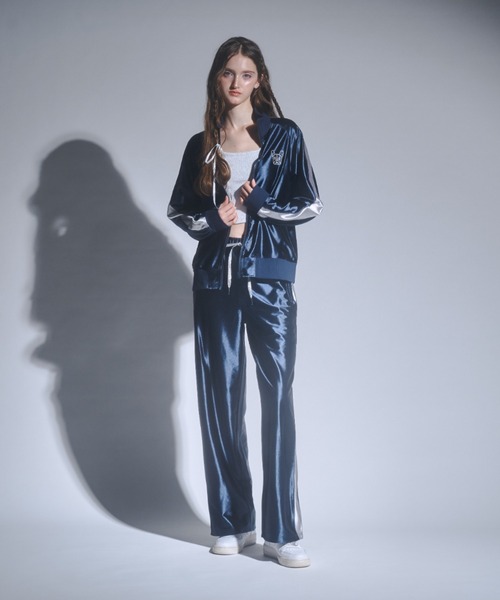 GAB GAB（ガブガブ）の「ライン入りジャージTOPS（ジャージ・レディース・ネイビー/グリーン・FREE）」の11枚目の写真