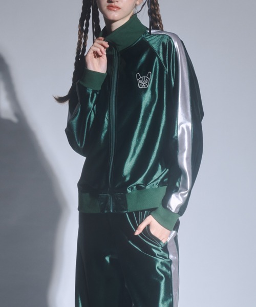 futo9e ジャージトップス GAB GAB（ガブガブ）の「ライン入りジャージTOPS（ジャージ