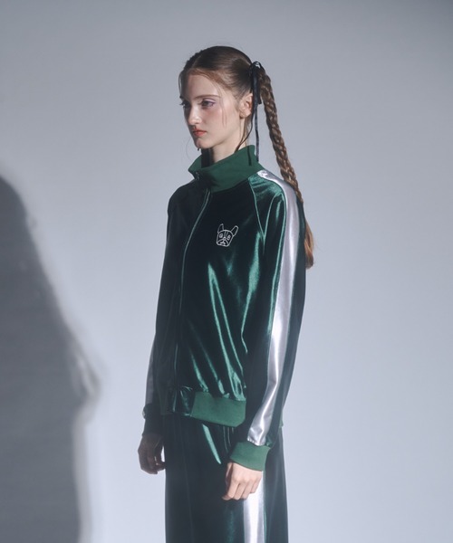 GAB GAB（ガブガブ）の「ライン入りジャージTOPS（ジャージ・レディース・ネイビー/グリーン・FREE）」の20枚目の写真