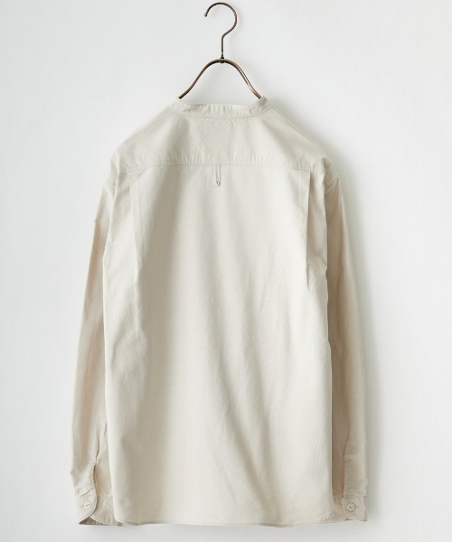 DANTON（ダントン）の「[DANTON/ダントン] バンドカラー オックスフォードシャツ(無地)（シャツ/ブラウス・レディース・ホワイト/ライトベージュ/ブルー・34/36/38）」の18枚目の写真