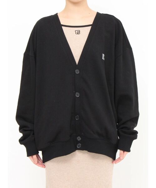 EMODA(エモダ)の「ストーンロゴルーズカーディガン(カーディガン/ボレロ・レディース・グレー/ブラック/ブルー・FREE)」の18枚目の写真