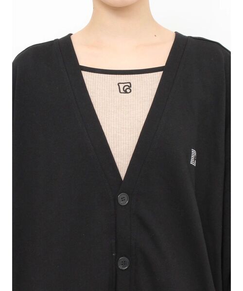 EMODA(エモダ)の「ストーンロゴルーズカーディガン(カーディガン/ボレロ・レディース・グレー/ブラック/ブルー・FREE)」の21枚目の写真