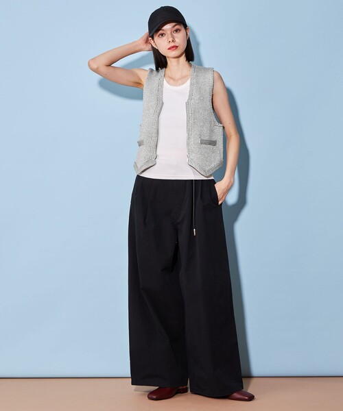 CITEN（シテン）の「＜CITEN＞ラメ ニット ベスト（ベスト