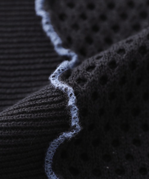 ゆき　オーダーページ　アナ　メッシュ DFFUR. ベスト ジレ オーバーサイジング透かし編みニットベスト