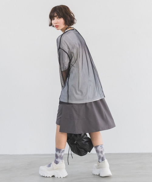 PAGEBOY（ページボーイ）の「ラメメッシュオーバーロング