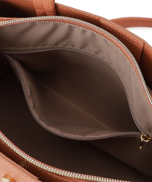 SHOO・LA・RUE(シューラルー)の「◆【軽量/2WAY/通勤】きちんと派の ふわっと軽いトートバッグ(ハンドバッグ・レディース・ベージュ系4/グレー/ブラック/ライトオレンジ系・00)」の22枚目の写真