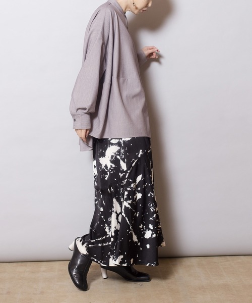 OSMOSIS（オズモーシス）の「セミマーメイドスカート（スカート・レディース・ホワイト/ブラック・ONE SIZE）」の11枚目の写真