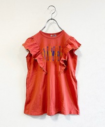 【COTTON from U.S.A】ラッフルメローワンピース（90～150cm）