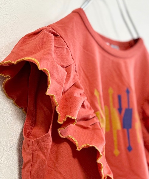 Life Support Products(ライフサポートプロダクツ)の「【COTTON from U.S.A】ラッフルメローワンピース(90~150cm)(ワンピース・キッズ・グリーン/ベージュ/レッド・110/100/90/120/150/140/130)」の20枚目の写真