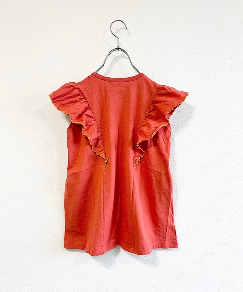 Life Support Products(ライフサポートプロダクツ)の「【COTTON from U.S.A】ラッフルメローワンピース(90~150cm)(ワンピース・キッズ・グリーン/ベージュ/レッド・110/100/90/120/150/140/130)」の18枚目の写真