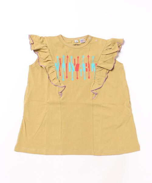 Life Support Products(ライフサポートプロダクツ)の「【COTTON from U.S.A】ラッフルメローワンピース(90~150cm)(ワンピース・キッズ・グリーン/ベージュ/レッド・110/100/90/120/150/140/130)」の13枚目の写真