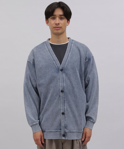 LAKOLE（ラコレ）の「ストレッチデニムカーディガン / 102418（カーディガン/ボレロ・メンズ・インディゴブルー/ブルー/ブラック・LARGE/MEDIUM）」の10枚目の写真