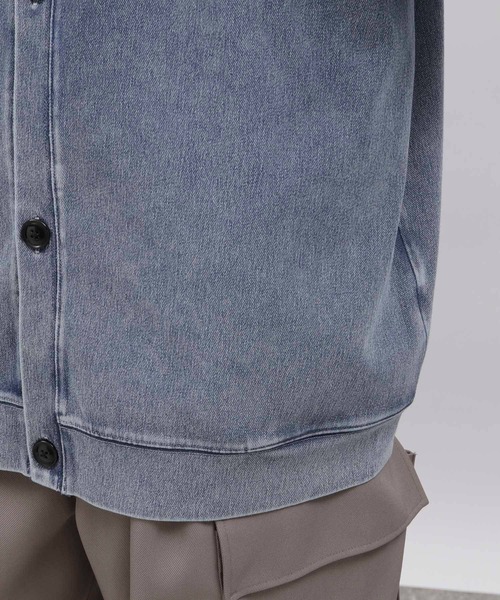 LAKOLE（ラコレ）の「ストレッチデニムカーディガン / 102418（カーディガン/ボレロ・メンズ・インディゴブルー/ブルー/ブラック・LARGE/MEDIUM）」の15枚目の写真