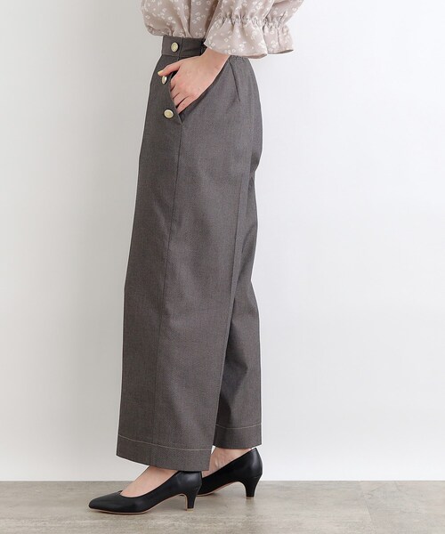 grove(グローブ)の「◆シャンブレーマリンパンツ(その他パンツ・レディース・ナチュラル/ネイビー/ダークグレー・05/04/03/02/01)」の4枚目の写真