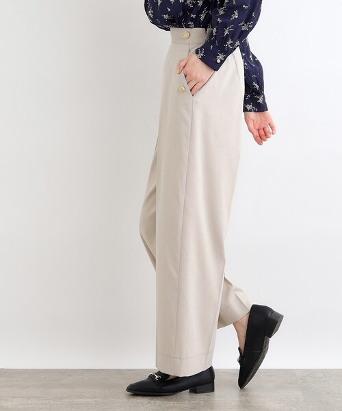 grove(グローブ)の「◆シャンブレーマリンパンツ(その他パンツ・レディース・ナチュラル/ネイビー/ダークグレー・05/04/03/02/01)」の8枚目の写真