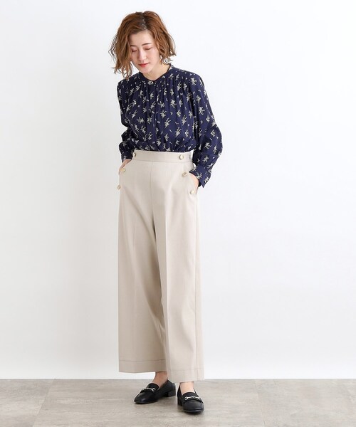 grove(グローブ)の「◆シャンブレーマリンパンツ(その他パンツ・レディース・ナチュラル/ネイビー/ダークグレー・05/04/03/02/01)」の9枚目の写真