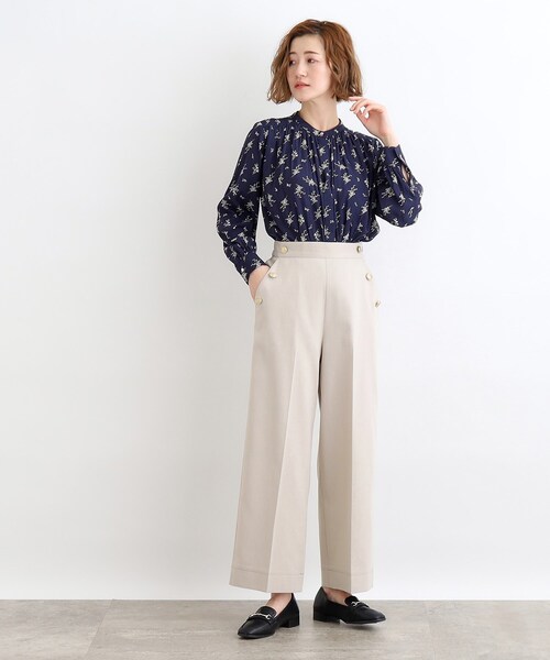 grove(グローブ)の「◆シャンブレーマリンパンツ(その他パンツ・レディース・ナチュラル/ネイビー/ダークグレー・05/04/03/02/01)」の10枚目の写真