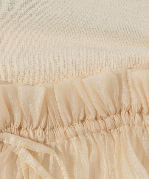 mysty woman（ミスティウーマン）の「マルチWAYビスチェセットプルオーバー　113916（Tシャツ/カットソー・レディース・アイボリー/ブラック/ブルー系その他・FREE）」の19枚目の写真