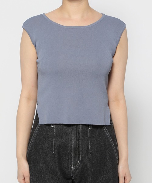 mysty woman（ミスティウーマン）の「マルチWAYビスチェセットプルオーバー　113916（Tシャツ/カットソー・レディース・アイボリー/ブラック/ブルー系その他・FREE）」の20枚目の写真